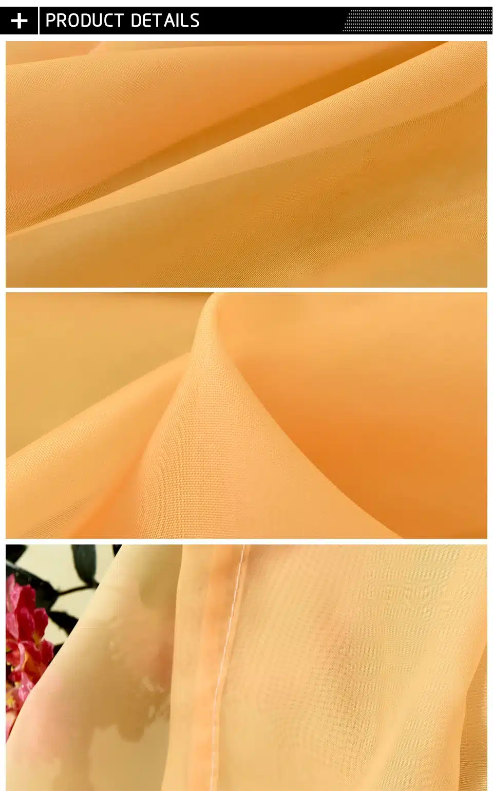 Sinogem Tulle Curtains For Living Room Home Textile Children Bedroom Decorations Window Curtain Kitchen Treatments Divider Sheer 19