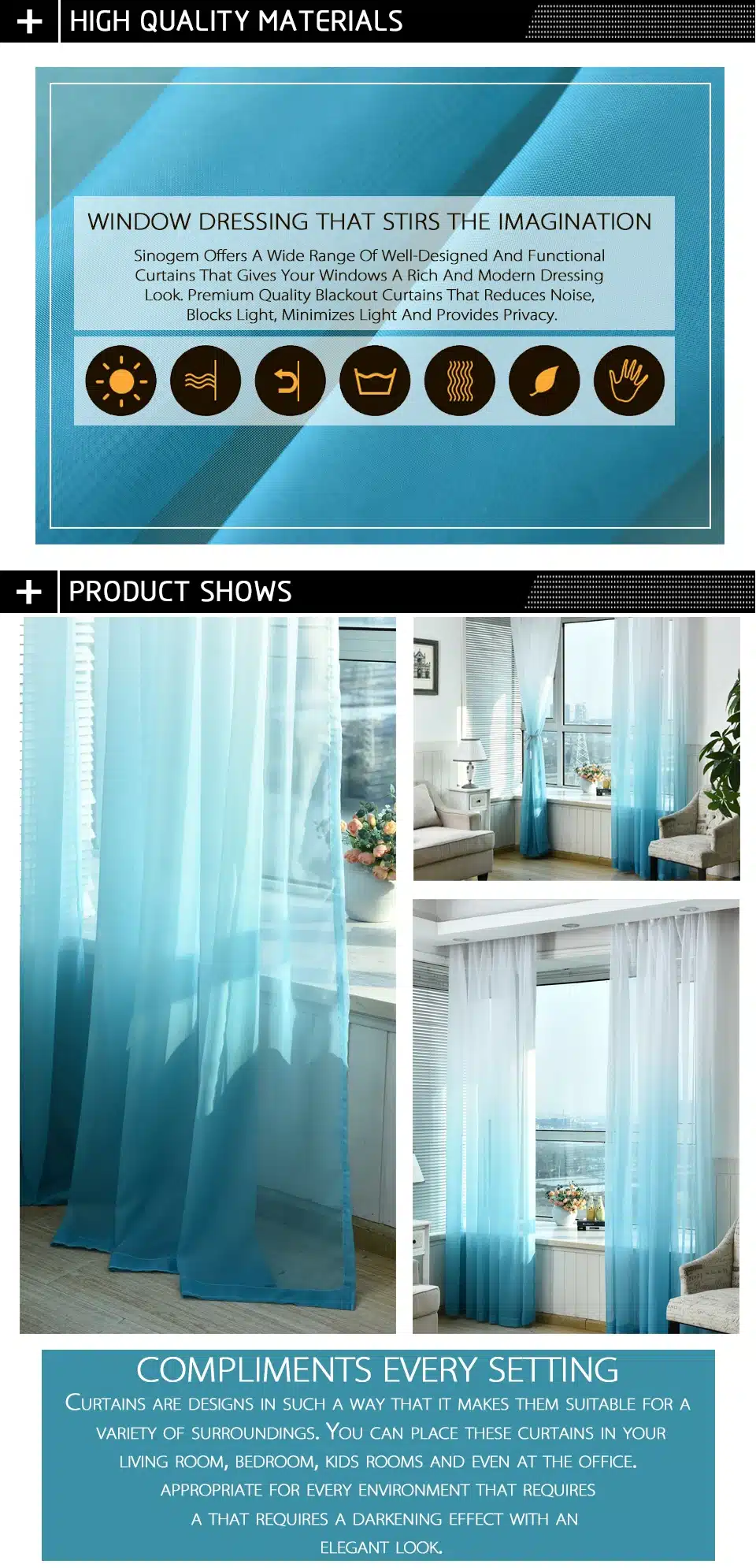 Sinogem Tulle Curtains For Living Room Home Textile Children Bedroom Decorations Window Curtain Kitchen Treatments Divider Sheer 20