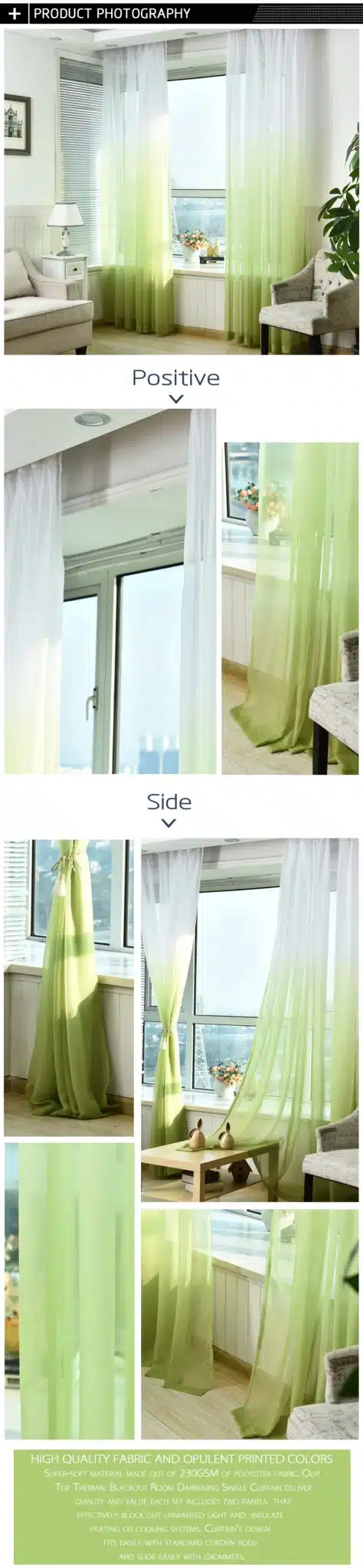 Sinogem Tulle Curtains For Living Room Home Textile Children Bedroom Decorations Window Curtain Kitchen Treatments Divider Sheer 27