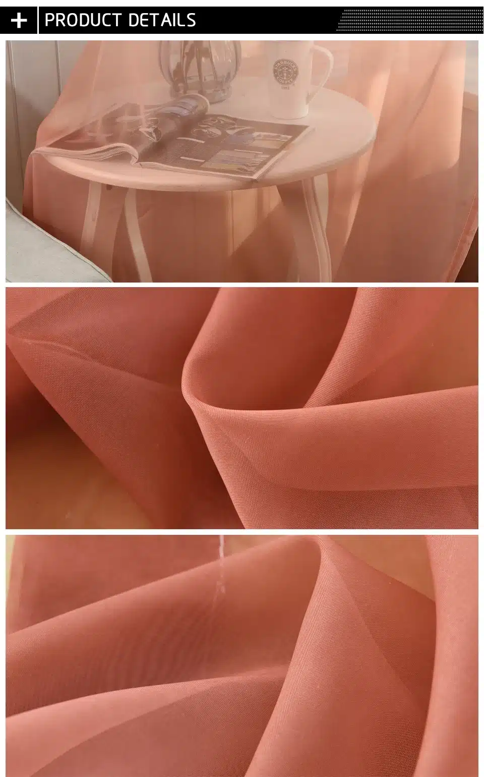 Sinogem Tulle Curtains For Living Room Home Textile Children Bedroom Decorations Window Curtain Kitchen Treatments Divider Sheer 31