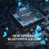 lähedalt vaade bluetooth 5.0 kiibile, mis asub elektroonilisel trükkplaadil