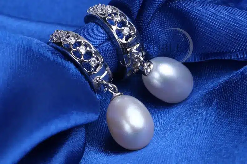 Real freshwater pearl earrings for women,925 sterling silver pearl earrings fine white pearl earrings jewelry brincos perolas 20
