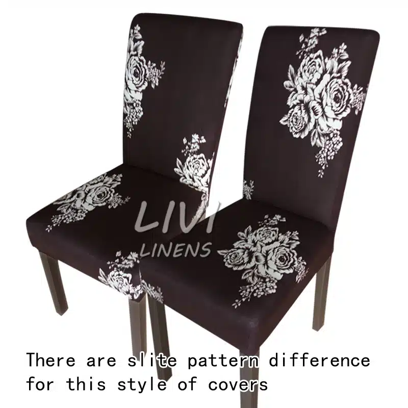 Printing Zebra Leopard Spandex Stretch Chair Cover Washable chair covers Restaurant Dining for banquet hotel wedidings christmas 15