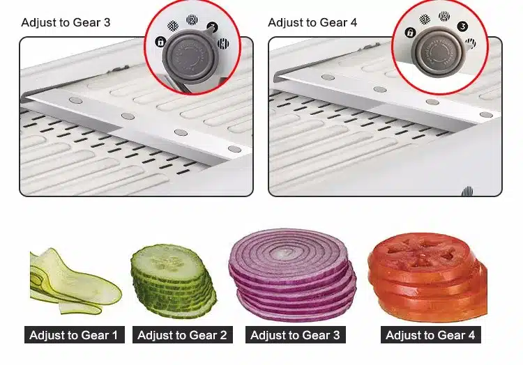 LEKOCH Manual Vegetable Cutter Mandoline Slicer Potato Cutter Carrot Grater Julienne Fruit Vegetable Tools Kitchen Accessories 13