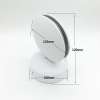 valge ümmargune LED valgusti mõõtudega 125mm ja 120mm