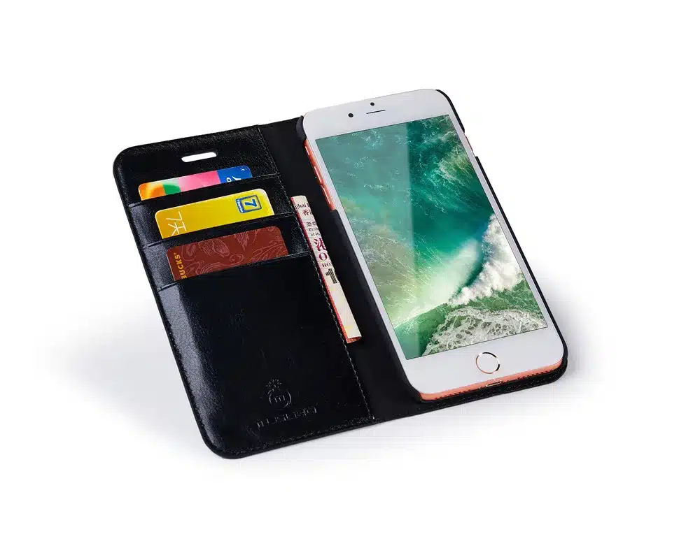 Musubo Luxury Flip Leather Case for iPhone X 7 plus wallet phone bag Stand Cover For iphone 8 6 Plus 6s Plus 5 5s SE Cases coque 34
