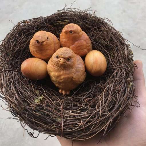 Puidust tibud ja munad | E-pood Tootemaailm Puidust tibud ja munad