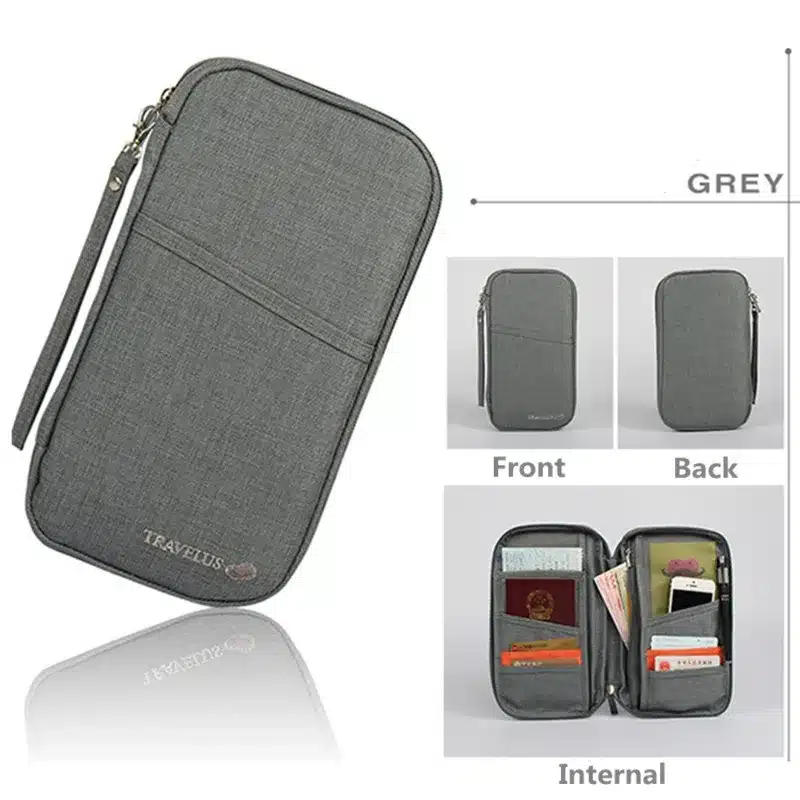Brand Travel Journey Document Organizer Wallet Passport ID Card Holder Ticket Credit Card Bag Case Free Shipping 8