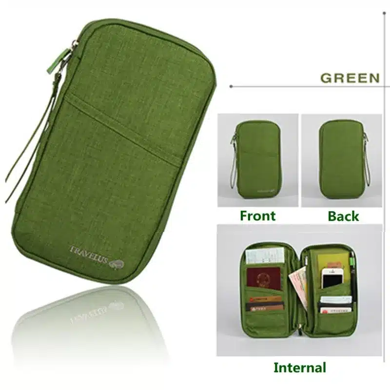 Brand Travel Journey Document Organizer Wallet Passport ID Card Holder Ticket Credit Card Bag Case Free Shipping 9