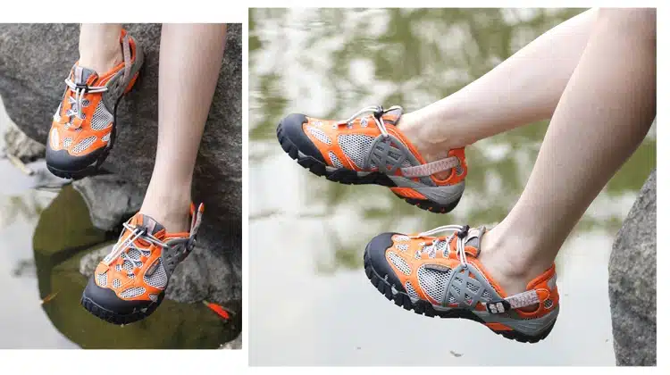 2017 Men Outdoor Sneakers Breathable Hiking Shoes Big Size Men Women Outdoor Hiking Sandals Men Trekking Trail Water Sandals 36