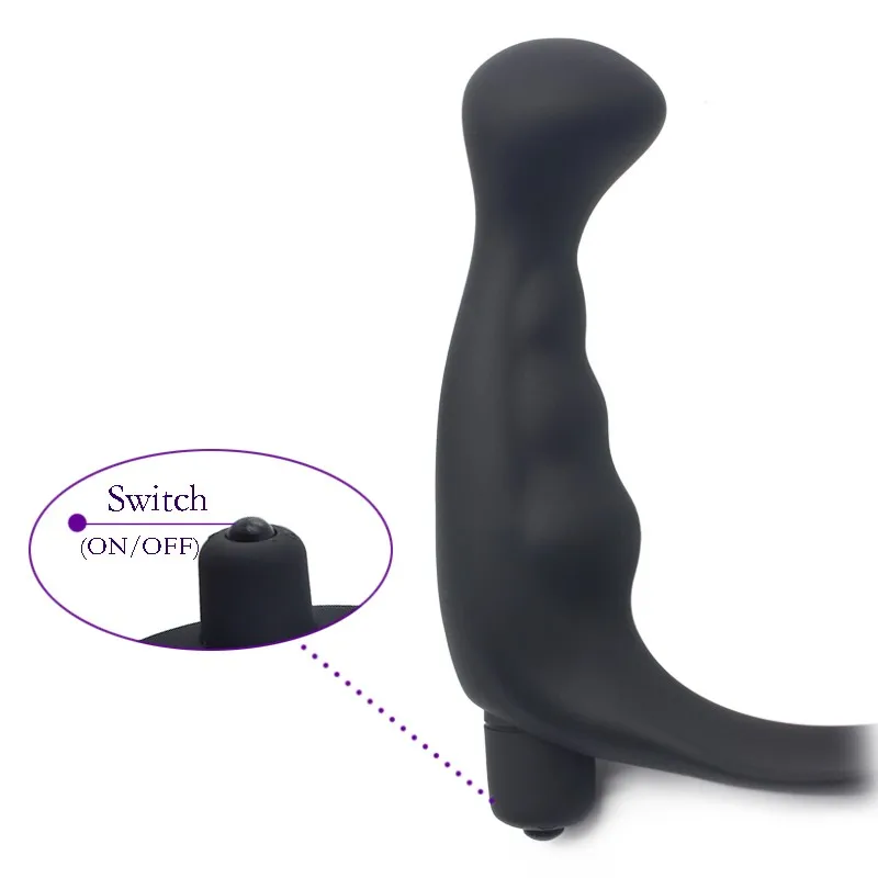 Men masturbator sexy toys Silicone Male Prostate Massager Anal Vibrator Butt Plug for Men, Adult Erotic,Sex Toys 7