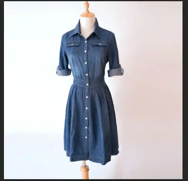 2017 New Arrival Quality Plus Size Women's Clothes, Female Fashion Casual 4XL Denim Dress Elegant Slim Jeans Dresses 11