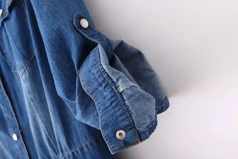 2017 New Arrival Quality Plus Size Women's Clothes, Female Fashion Casual 4XL Denim Dress Elegant Slim Jeans Dresses 38