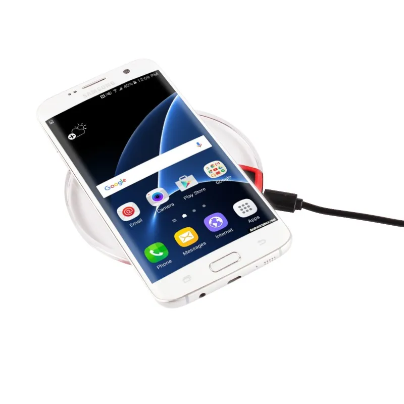 For Samsung Galaxy S7 Edge S6 Plus Wireless Charger Case Power Pad Charging Bank For Samsung Note 5 S6 Plus Yotaphone 2 Chargers 10