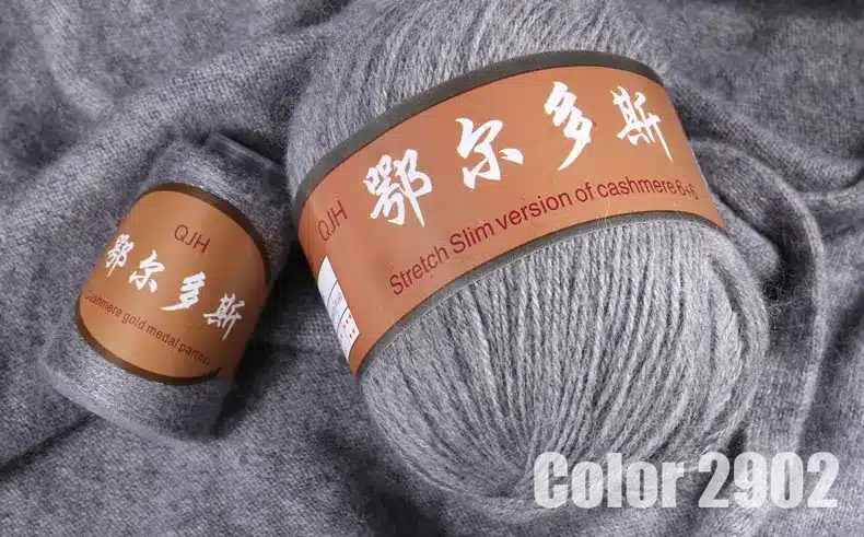Best Quality 100% Mongolian Cashmere Hand-knitted Cashmere Yarn Wool Cashmere Knitting Yarn Ball Scarf Wool Yarny Baby 50 grams 13