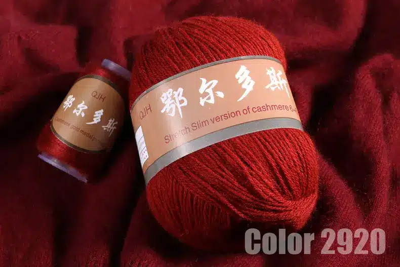 Best Quality 100% Mongolian Cashmere Hand-knitted Cashmere Yarn Wool Cashmere Knitting Yarn Ball Scarf Wool Yarny Baby 50 grams 14