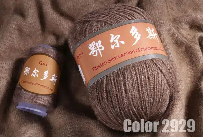 Best Quality 100% Mongolian Cashmere Hand-knitted Cashmere Yarn Wool Cashmere Knitting Yarn Ball Scarf Wool Yarny Baby 50 grams 15
