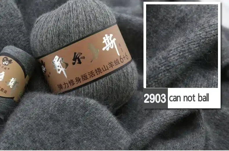 Best Quality 100% Mongolian Cashmere Hand-knitted Cashmere Yarn Wool Cashmere Knitting Yarn Ball Scarf Wool Yarny Baby 50 grams 19