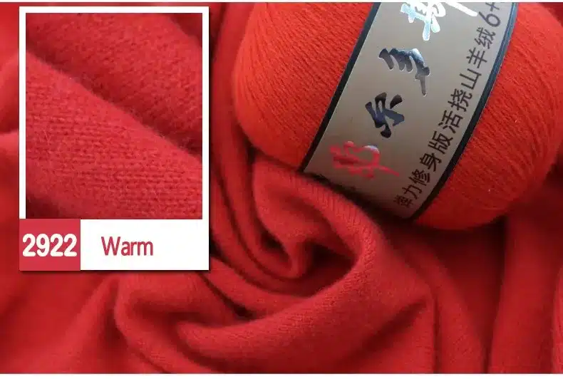 Best Quality 100% Mongolian Cashmere Hand-knitted Cashmere Yarn Wool Cashmere Knitting Yarn Ball Scarf Wool Yarny Baby 50 grams 22