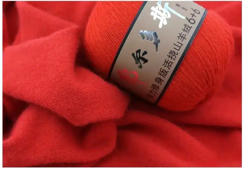Best Quality 100% Mongolian Cashmere Hand-knitted Cashmere Yarn Wool Cashmere Knitting Yarn Ball Scarf Wool Yarny Baby 50 grams 23