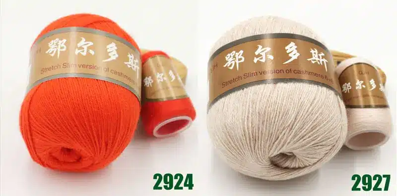 Best Quality 100% Mongolian Cashmere Hand-knitted Cashmere Yarn Wool Cashmere Knitting Yarn Ball Scarf Wool Yarny Baby 50 grams 32