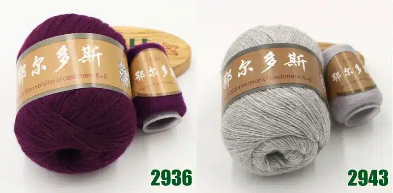 Best Quality 100% Mongolian Cashmere Hand-knitted Cashmere Yarn Wool Cashmere Knitting Yarn Ball Scarf Wool Yarny Baby 50 grams 35