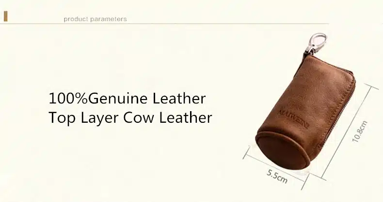 2017 New Women Men's Cowhide Leather Zipper Purse Bag Car Key Wallets Fashion Multifunctional Housekeeper Holders Free Shipping 9