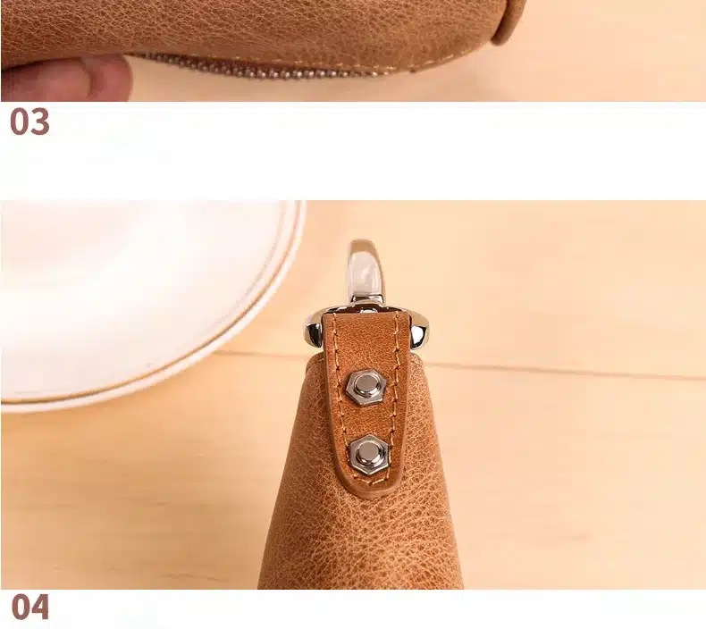 2017 New Women Men's Cowhide Leather Zipper Purse Bag Car Key Wallets Fashion Multifunctional Housekeeper Holders Free Shipping 25