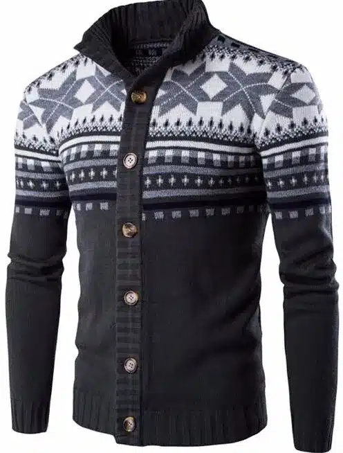 2017 New style autumn fashion brand casual sweater stand collar striped Slim knit men's sweater and national wind pullover men's 16