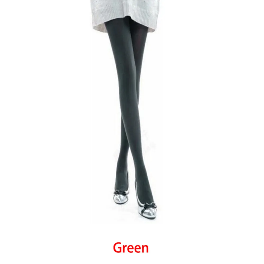 1 Pair Beauty 10Colors Opaque Footed Tights Sexy Pantyhose Leg Warmers for Women Lady Girl all-match elastic tights 12