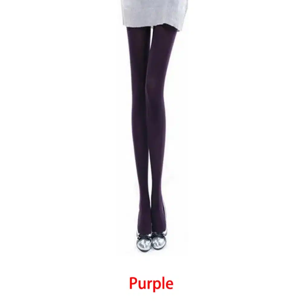 1 Pair Beauty 10Colors Opaque Footed Tights Sexy Pantyhose Leg Warmers for Women Lady Girl all-match elastic tights 15