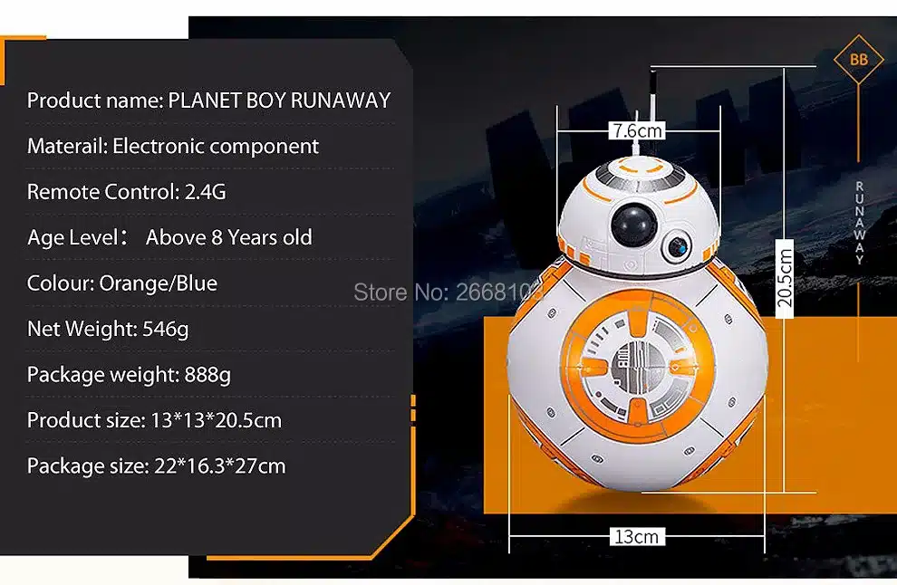 Puldiga Star Warsi stiilis robot | kujundav pilt e-kaubamaja pildikogust