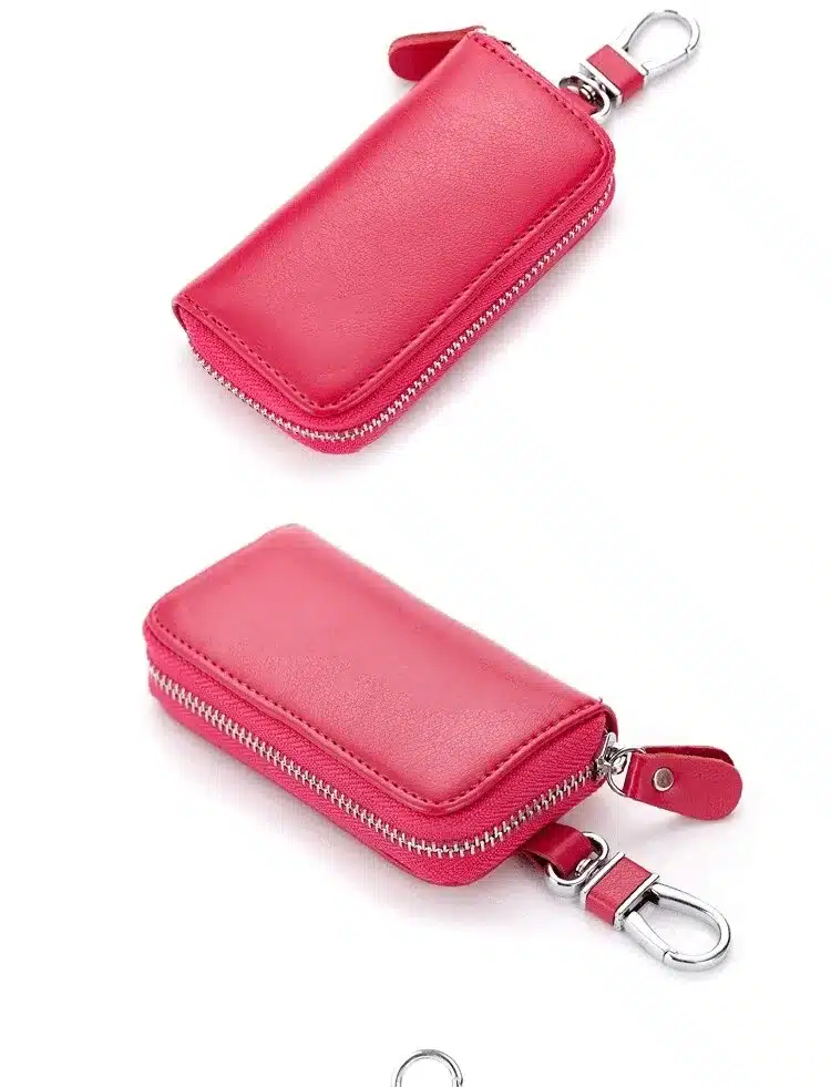 New arrival Genuine leather Men key holder organizer multifunctional women key case wallet ladies Housekeeper 30