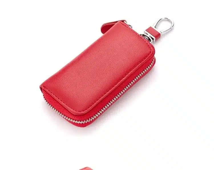 New arrival Genuine leather Men key holder organizer multifunctional women key case wallet ladies Housekeeper 34
