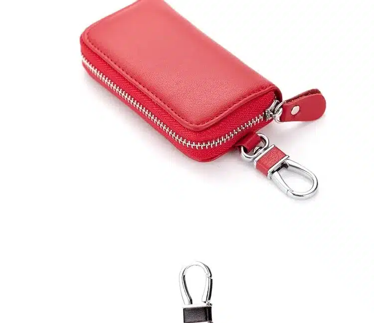 New arrival Genuine leather Men key holder organizer multifunctional women key case wallet ladies Housekeeper 36