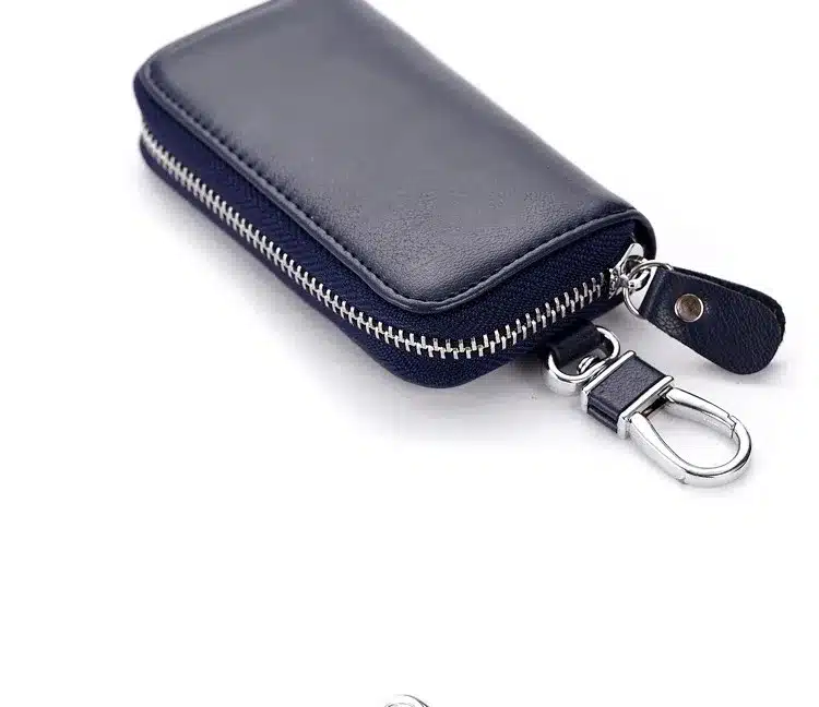 New arrival Genuine leather Men key holder organizer multifunctional women key case wallet ladies Housekeeper 42