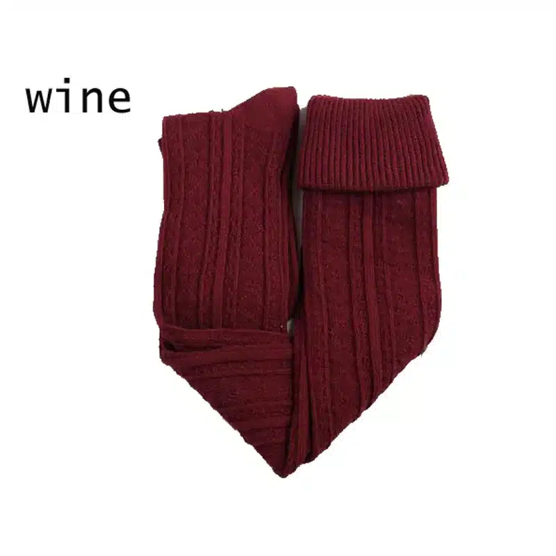 Feminino Sexy Over Knee Sock New Fashion Rain Boot Cuff Socks Long Thigh High Socks Meias Meninas SK80021+30 21