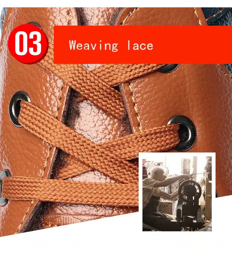 Men's winter boots for 2017 soft genuine leather snow boots Waterproof and snowproof and Non-slip Plus cashmere warm shoes 7
