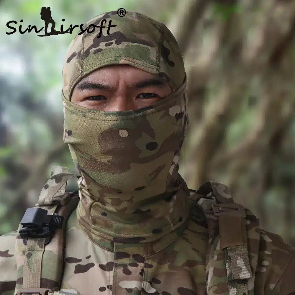 SINAIRSOFT Rattlesnake Tactical helmet Airsoft Hunting Wargame Breathing Dustproof Face Balaclava Mask Ski Cycling Full Hood 9