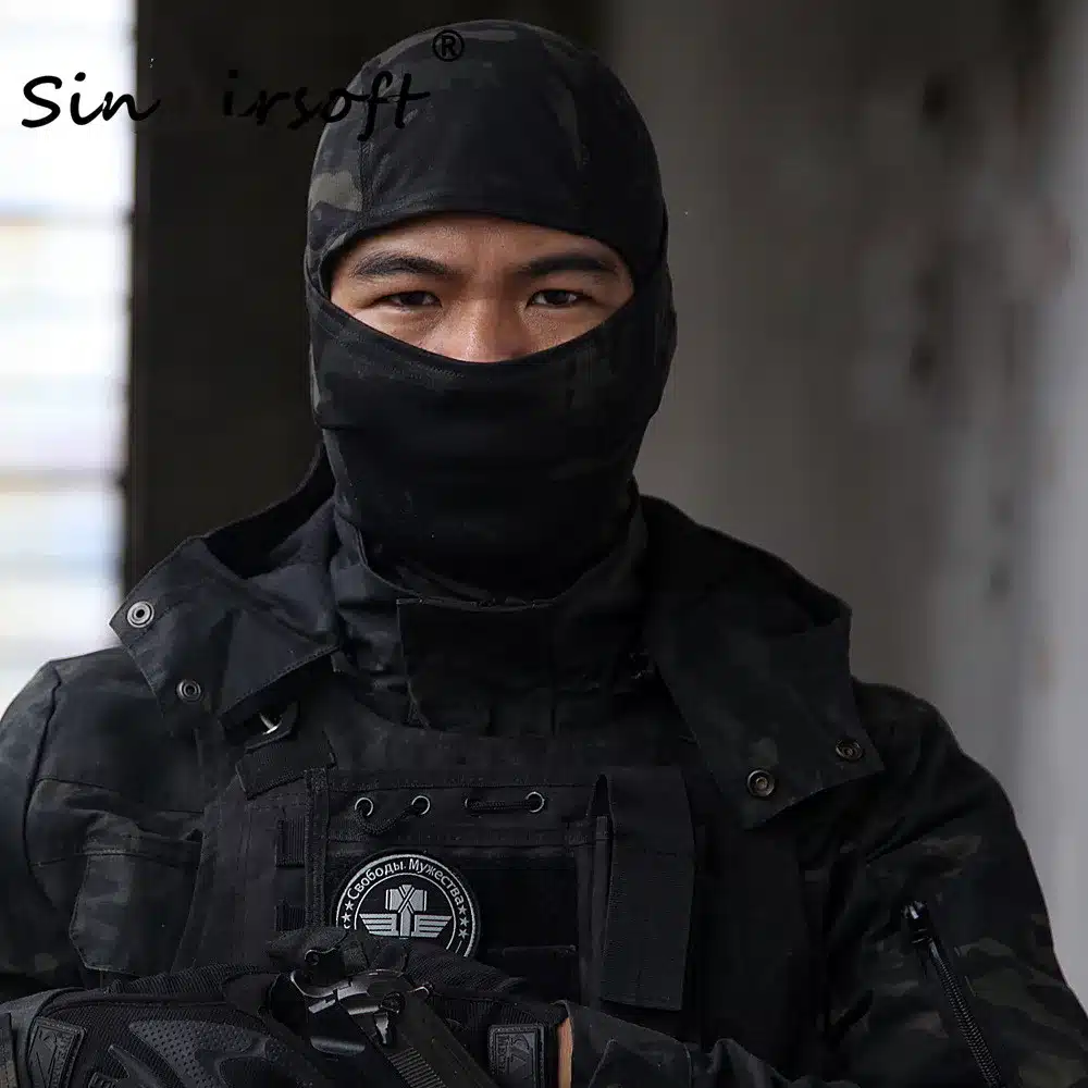 SINAIRSOFT Rattlesnake Tactical helmet Airsoft Hunting Wargame Breathing Dustproof Face Balaclava Mask Ski Cycling Full Hood 10