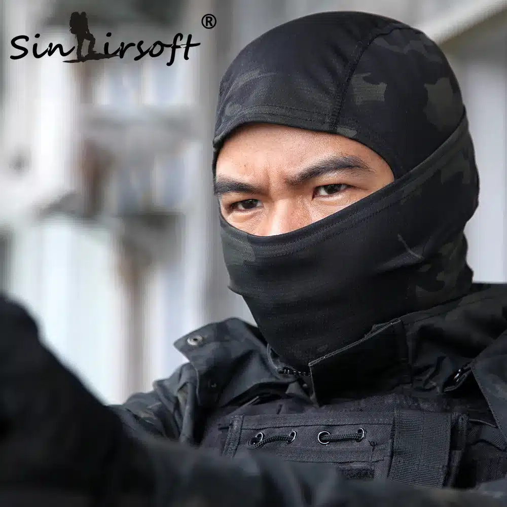 SINAIRSOFT Rattlesnake Tactical helmet Airsoft Hunting Wargame Breathing Dustproof Face Balaclava Mask Ski Cycling Full Hood 11