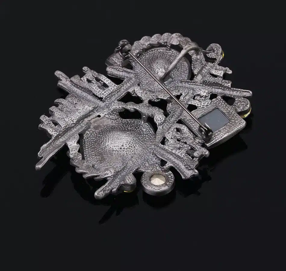 MloveAcc Multicolor Stone Scarf Clip Vintage Brooches for Women Antique Ethnic Retro Irregular Geometric Brooch Jewelry 23