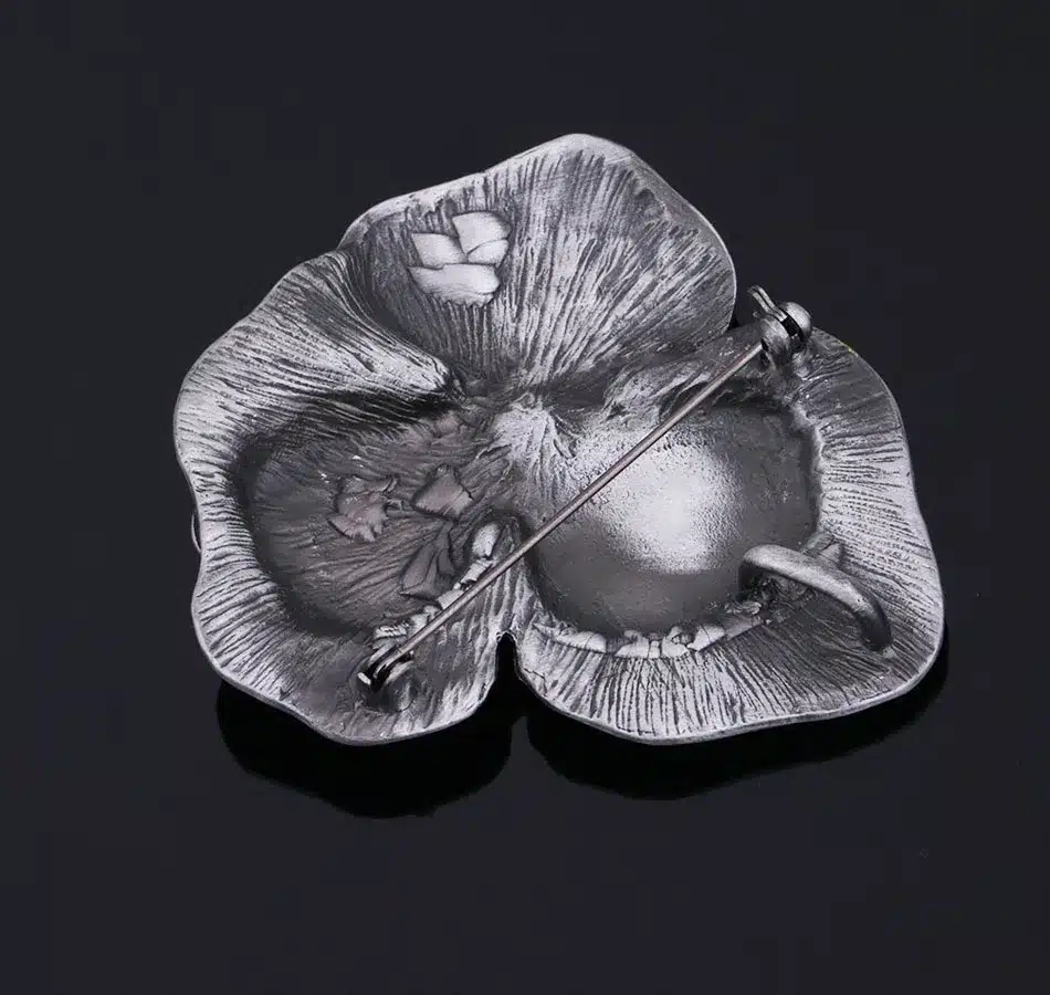 MloveAcc Brand Vintage Women Brooches & Pins Jewelry Yellow Enamel Flower Brooch w/ Stone Fashion Anniversary Souvenirs 20