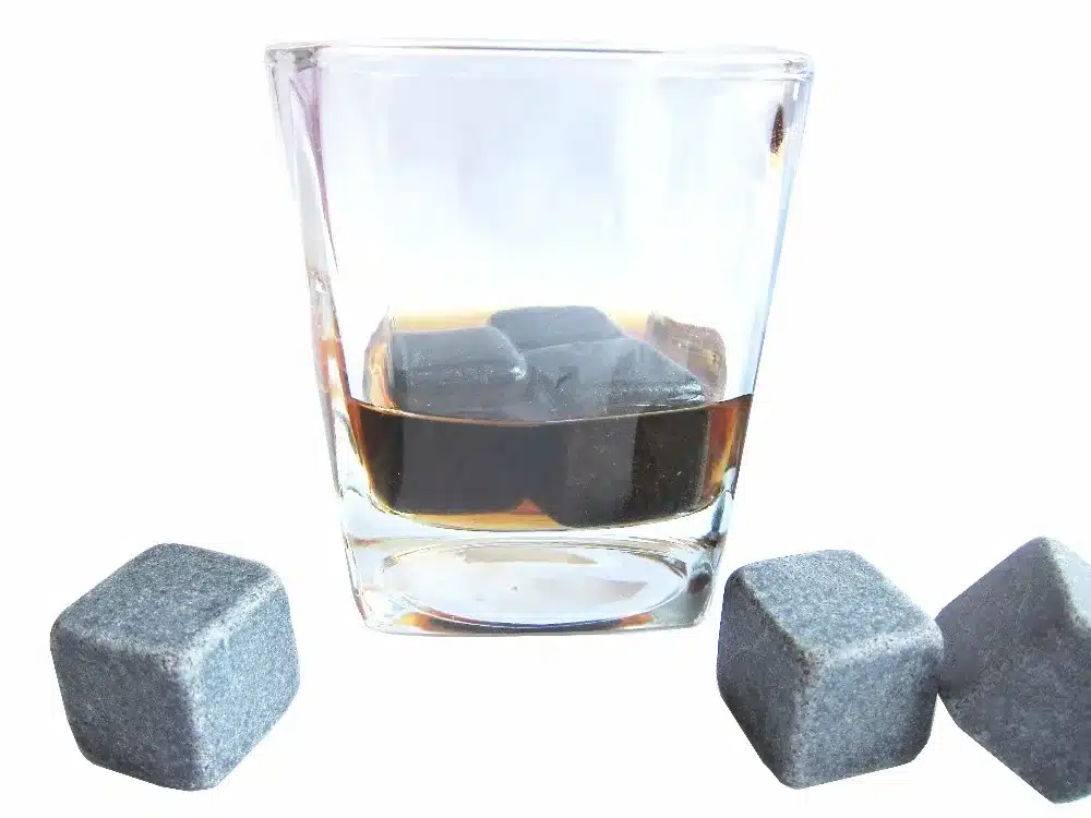 Drixon 6 Colors Christmas Gift Whisky Stones in DELICATE GIFT BOX Whiskey Wine Stone Whisky Rock Ice Cube Wedding Decoration 12