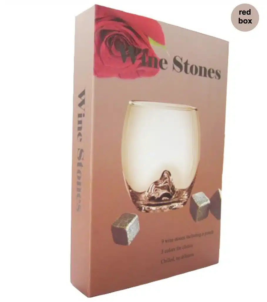 Drixon 6 Colors Christmas Gift Whisky Stones in DELICATE GIFT BOX Whiskey Wine Stone Whisky Rock Ice Cube Wedding Decoration 25