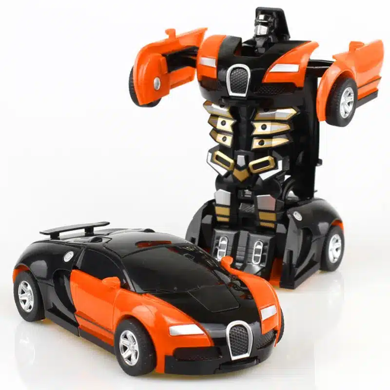 Transformeeruv auto-robot | kujundav pilt e-kaubamaja pildikogust