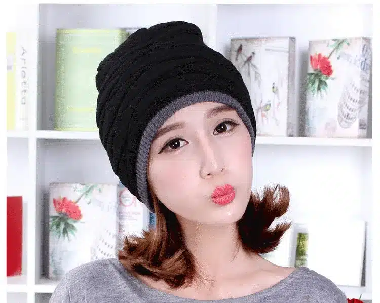 2017 Arrival Beanies Knitted Hat Men's Winter Hats For Women Men Caps Gorros Warm Moto Fur Winter Beanie Fleece Knit Bonnet Hat 17