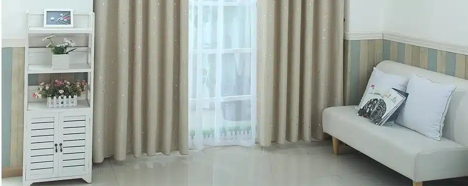Top Finel Better Modern Star Curtains for Children Kid Baby Room 100% Polyester Soft Hypoallergeni Room Darking 85% Blackout 21