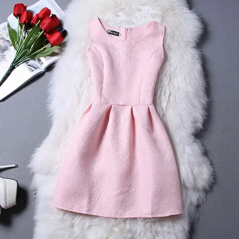 Vestidos De Festa Summer Dress Women robe femme ete 2018 Fashion sexy O-neck Party Evening Vintage Tank ukraine Red Black Dress 23