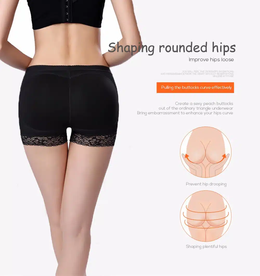 Hot Shaper Pants Sexy Boyshort Panties Woman Fake Ass Underwear Push Up Padded Panties Buttock Shaper Butt Lifter Hip Enhancer 30